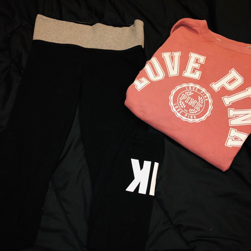 Pink leggings